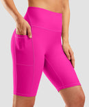 High Waist Pockets Lined Short 9''