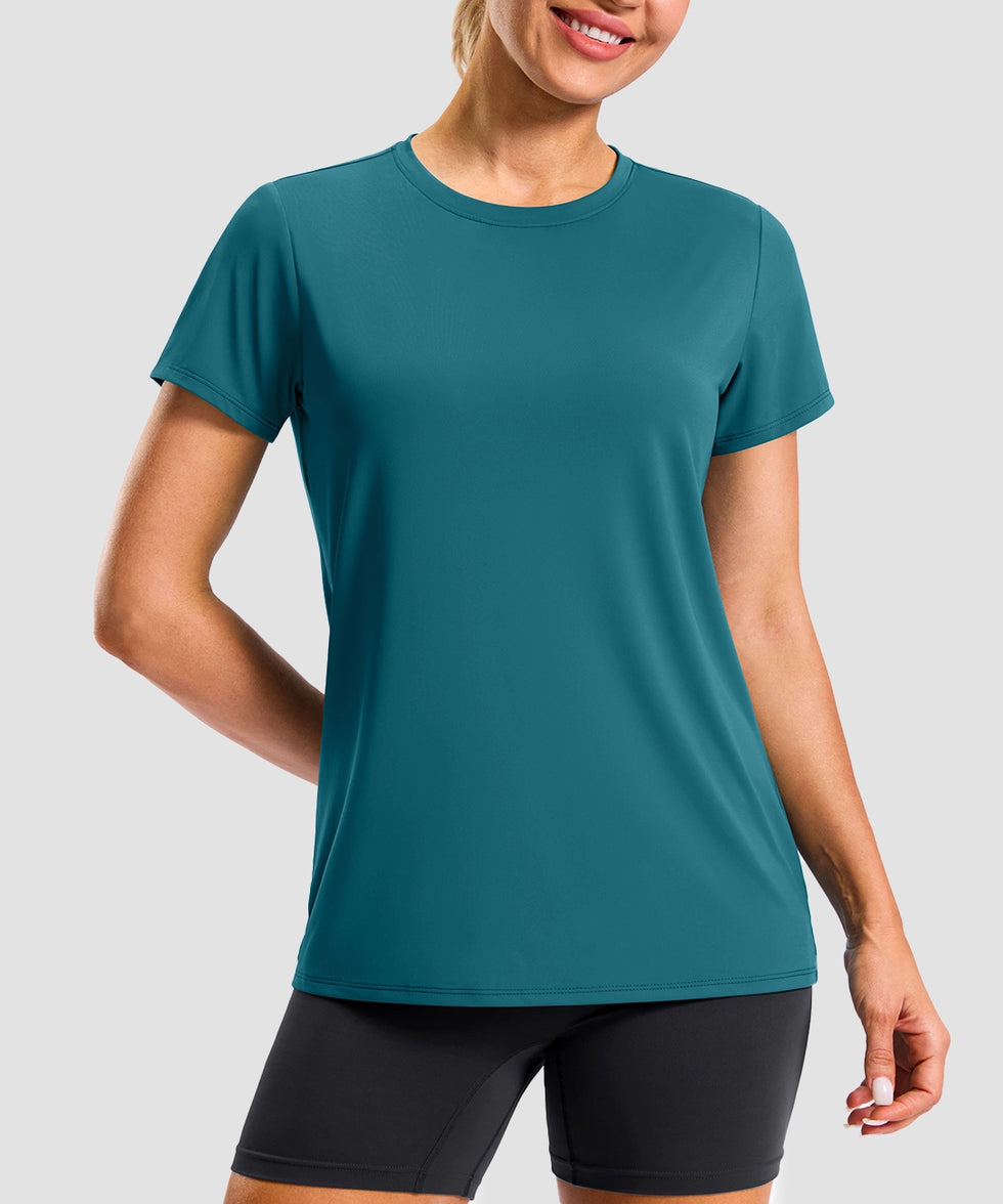 Dry Fit Hip-Length Short Sleeve