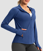 UV Protection Zip Up Hooded Jacket