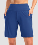 Flat High Waist Bermuda Short 9''