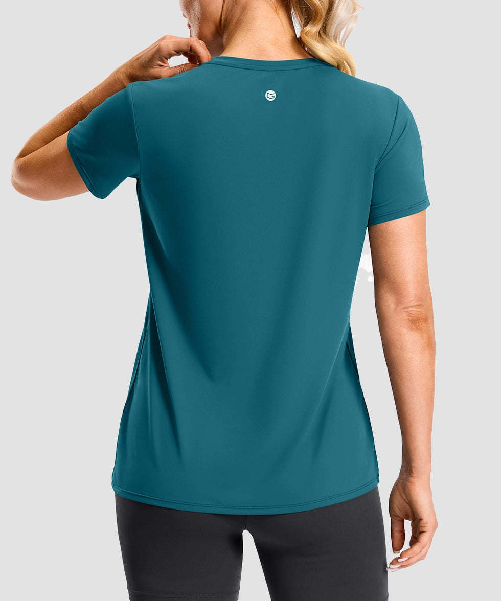 Dry Fit Hip-Length Short Sleeve