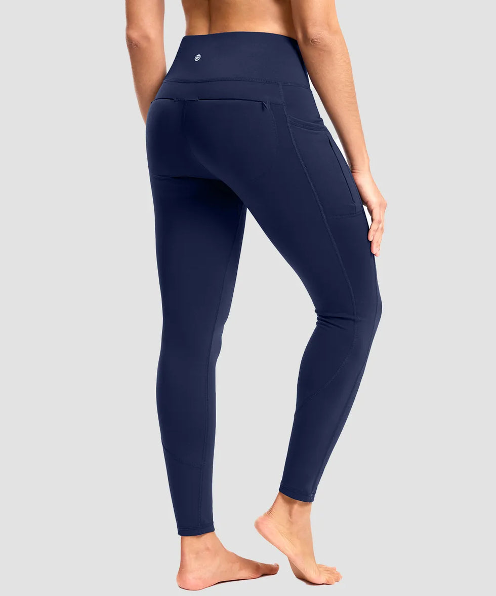 Fleece-Lined With 5 Pockets Leggings