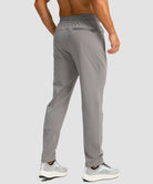 Fleece-Lined Zip Pockets Stretch Tapered Pants