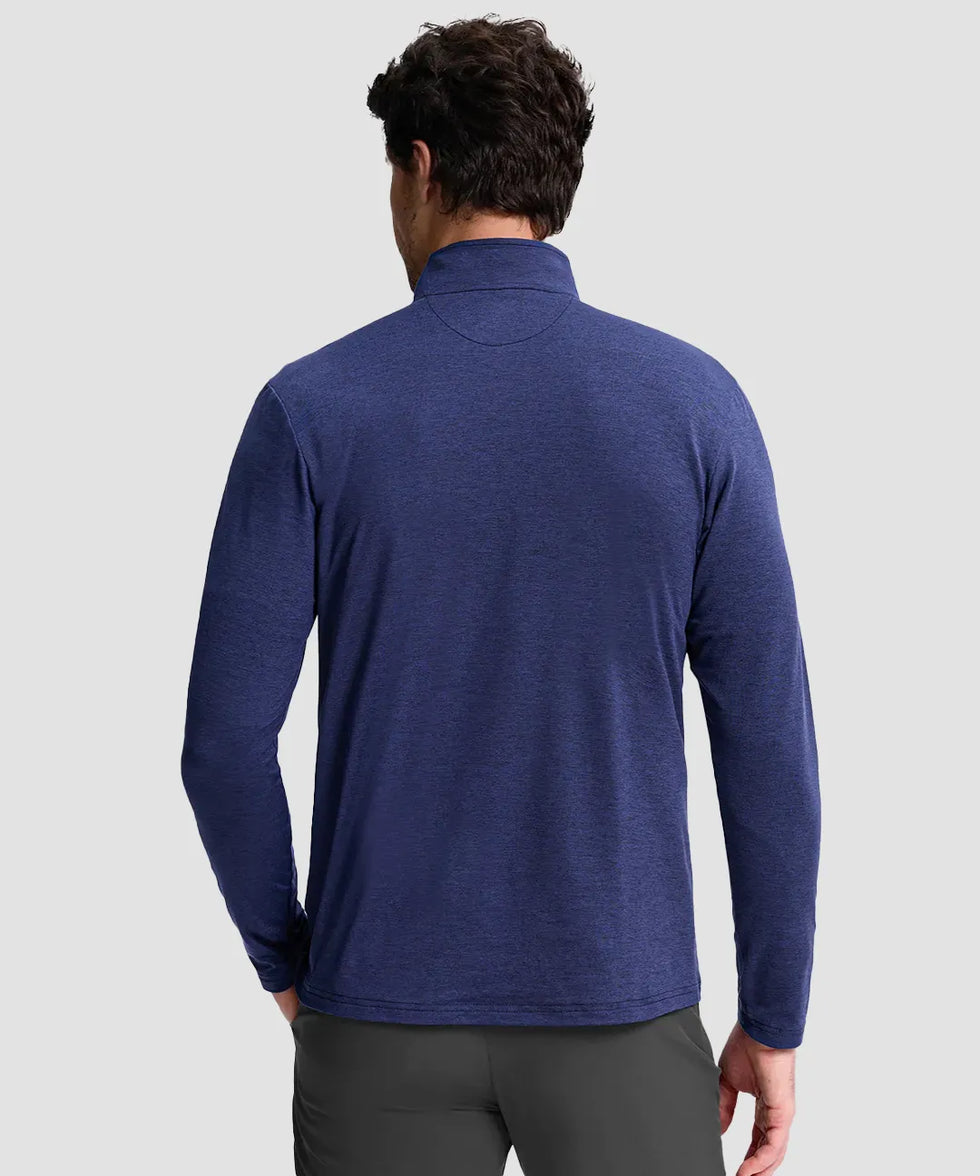 Quarter Zip Golf Pullover With Chest Pocket