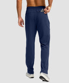 Fleece-Lined Zip Pockets Stretch Tapered Pants