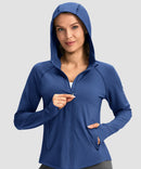 UV Protection Zip Up Hooded Jacket