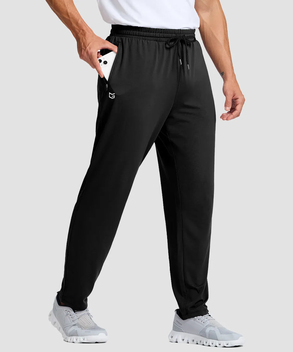 Drawstring With Pockets Stretchy Sweatpants