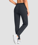 Elastic Waist Zip Pockets Jogger