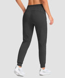 Elastic Waist Zip Pockets Jogger