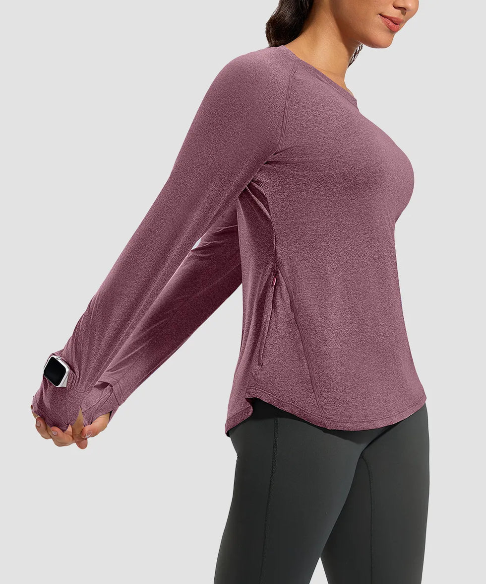 Dry Fit With Zipper Pocket Long Sleeve