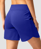 High Rise Pull-on Shorts 6''