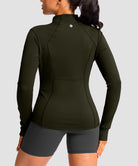 Zip-Up Slim Fit Hip Length Jacket