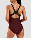 Racerback Padded One-piece Swimsuit