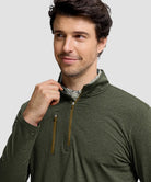 Quarter Zip Golf Pullover With Chest Pocket