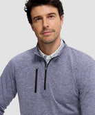 Quarter Zip Golf Pullover With Chest Pocket