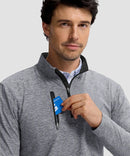 Quarter Zip Golf Pullover With Chest Pocket