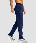 Fleece-Lined Zip Pockets Stretch Tapered Pants