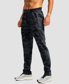Fleece-Lined Zip Pockets Stretch Tapered Pants