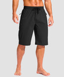 Drawstring With 3 Pockets Swim Short 11''