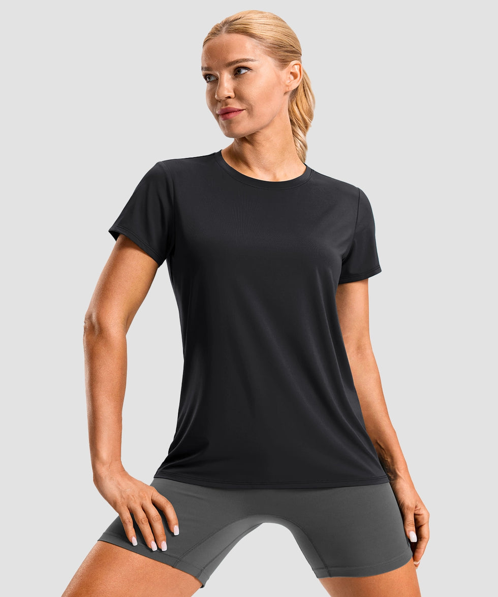 Dry Fit Hip-Length Short Sleeve