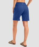 Flat High Waist Bermuda Short 9''