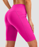 High Waist Pockets Lined Short 9''