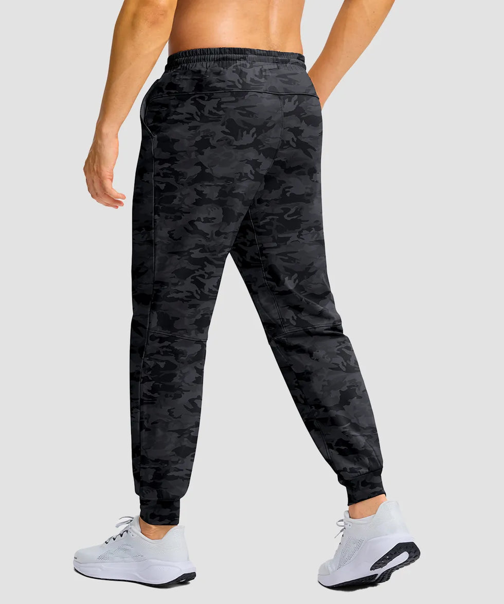 Fleece-Lined Athletic Joggers