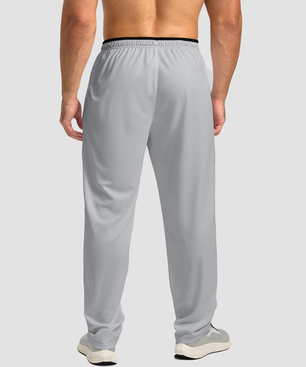 Mesh Zip Pockets Sweatpants