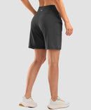 Flat High Waist Bermuda Short 9''