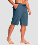 Drawstring With 3 Pockets Swim Short 11''