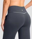 High Waist Wide Leg Capri
