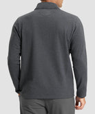 Contrast Color Quarter-Zip Fleece Pullover