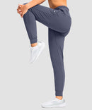 Elastic Waist Zip Pockets Jogger