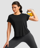 Cross-over Pleated Short Sleeve