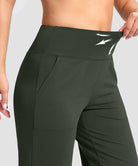 High Waist Wide Leg Capri