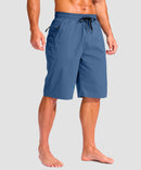 Drawstring With 3 Pockets Swim Short 11''