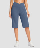 V-waist With Pockets Bermuda Short 14''