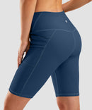 High Waist Pockets Lined Short 9''