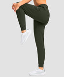 Elastic Waist Zip Pockets Jogger