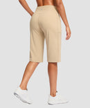V-waist With Pockets Bermuda Short 14''