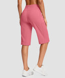 V-waist With Pockets Bermuda Short 14''