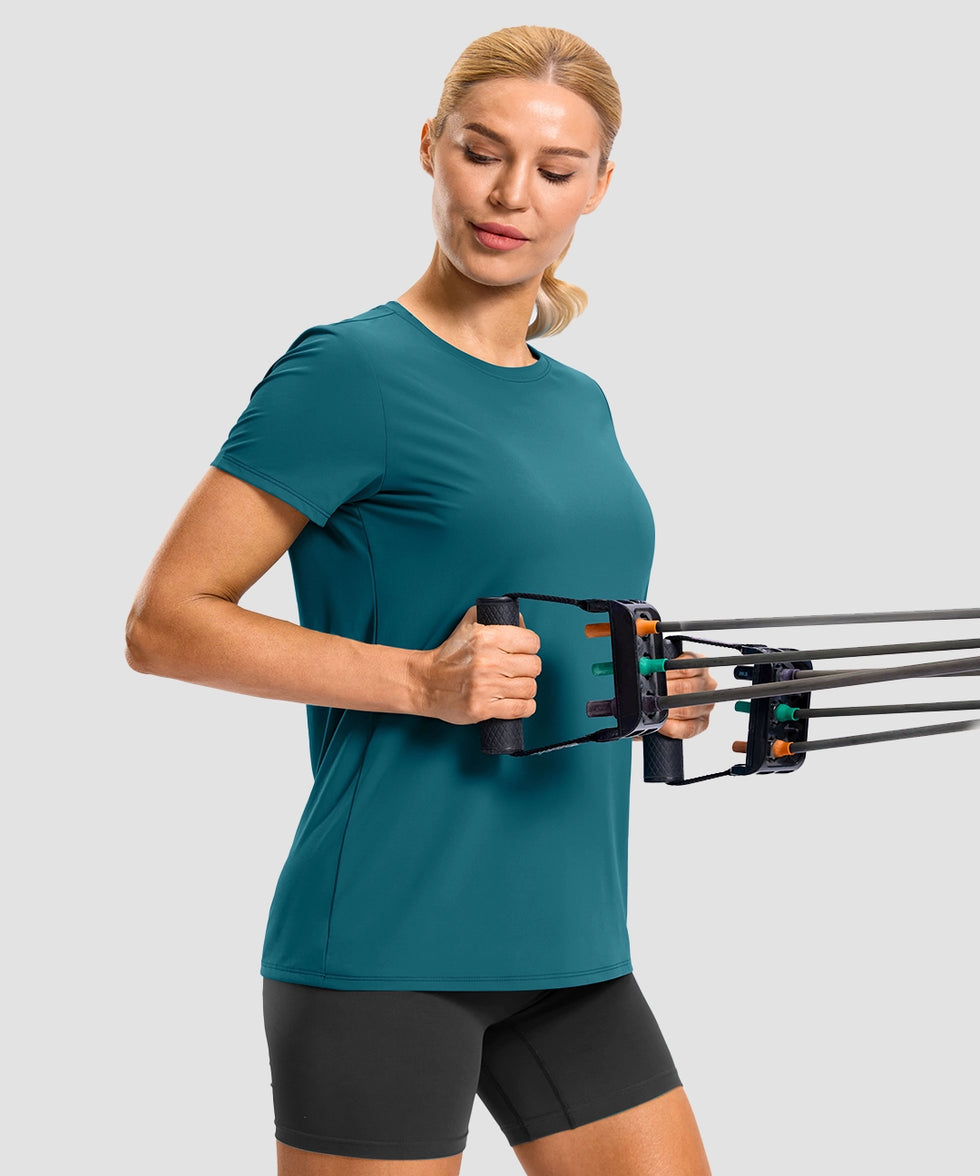 Dry Fit Hip-Length Short Sleeve