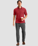 Reflective Side Slit Polo