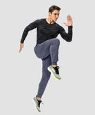 Mid-Waist Zipper Pockets Joggers