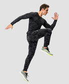 Mid-Waist Zipper Pockets Joggers