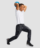 Fleece-Lined Zip Pockets Stretch Tapered Pants