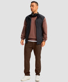 Fleece-Lined Zip Pockets Stretch Tapered Pants