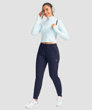 Elastic Waist Zip Pockets Jogger
