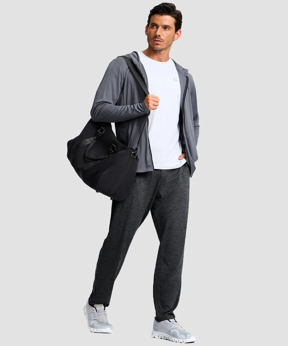 Drawstring With Pockets Stretchy Sweatpants
