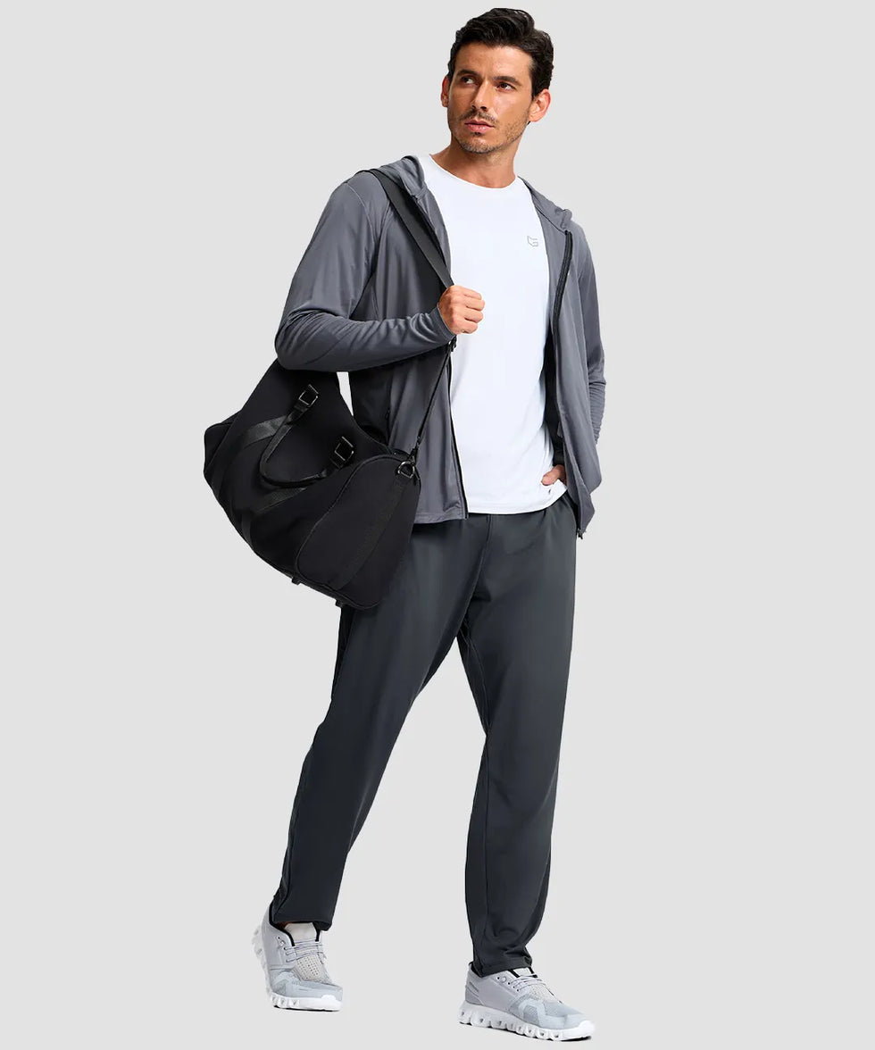 Drawstring With Pockets Stretchy Sweatpants